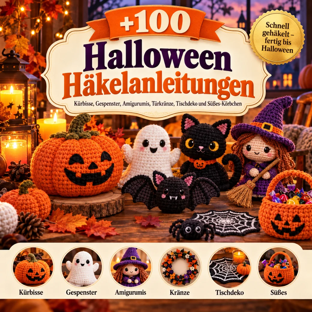 +100 Halloween-Häkelanleitungen